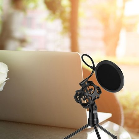 Skrivbordsstativ för mikrofon PS (utan mikrofon) - 2 vindtäta och