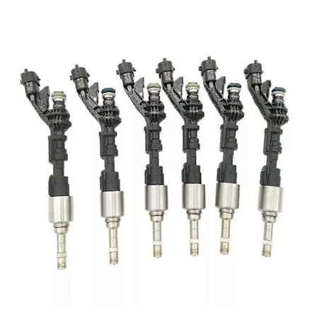 6 stk. brændstofinjektorer 0261500296 Kompatibel med Jaguar F-Type Land Rover Range Rover 3.0L-Perfet