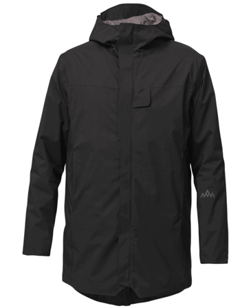 Heat Experience Heated Oslo Coat Mens Black