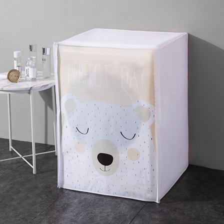 Söt björnkläder torktumlare lock, vattentät tvättmaskin lock,