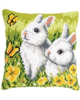 Stickpackung Kissen Kaninchen - Vervaco