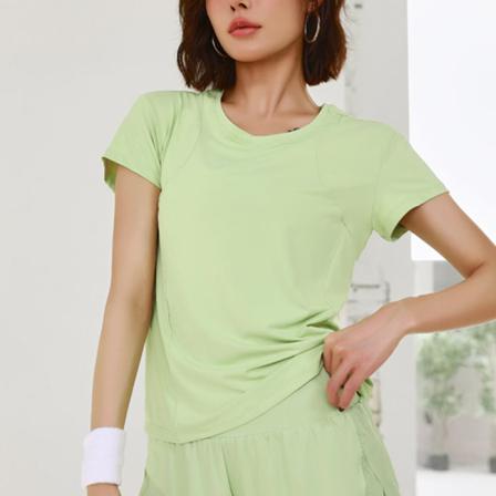 Snabbtorkande T-shirt Med Rund Hals För Damer