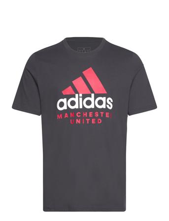 Manchester United Seasonal Graphic T-Shirt Black Adidas Performance