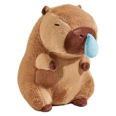 (pow yeah!) Capybara Snorig Docka Indragen Docka Plyschleksak Kudde Marsvin Ge Flickor Internetkändis Ful Söt Docka