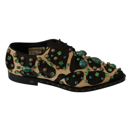 Dolce & Gabbana Pony Hair Sko Brun, Dame, Størrelse: 39 EU