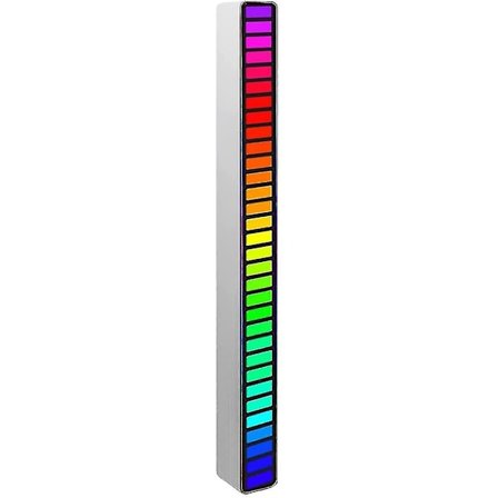 RGB LED Mikrofon Lydniveau Måler Lyd Spektrum Display Analysator Bil