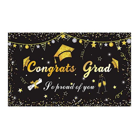 2023 Graduation Dekoration Party Bagtæppe Banner 5 5