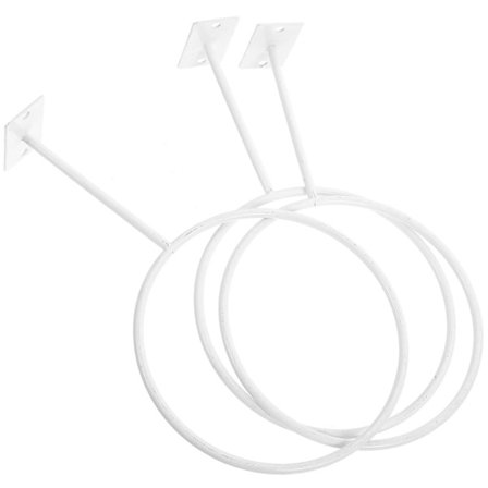 Basketball Display Reoler Vægmonteret Boldopbevaring Simpelt Design Sportsudstyr 3 stk