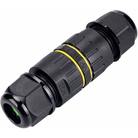 2 eksterne kabelkontakter IP68 vanntett skjøteboks Ekstern