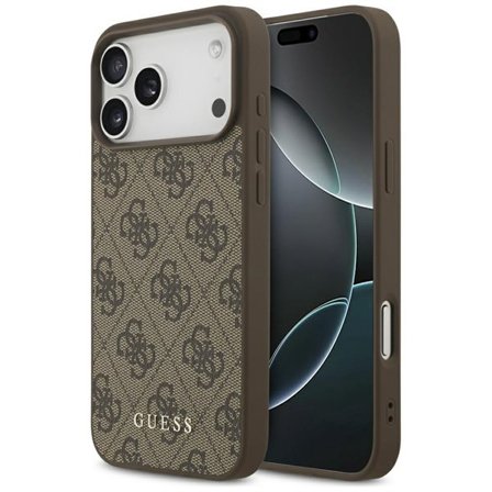 Guess 4G Classic Kotelo iPhone 17 Pro Maxille - Ruskea
