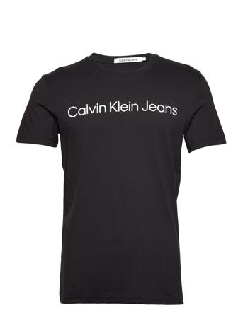 Core Institutional Logo Slim Tee T-shirt Sort Calvin Klein Jeans