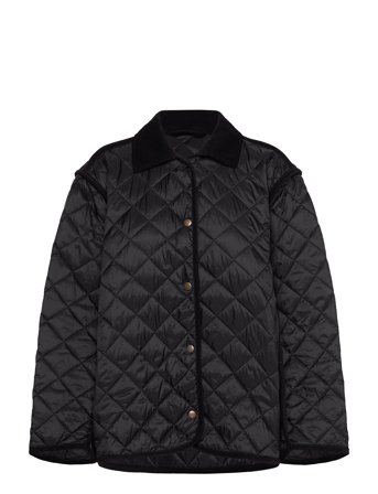Weekday Oversized Quilted Liner Jacket - Blue - XS