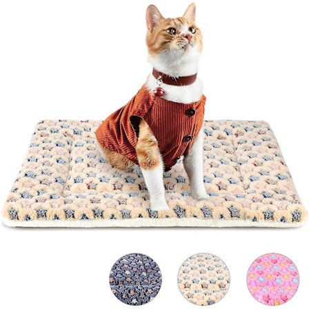 Katteseng til Indendørs Katte Killing Husdyr Hundedækken til 18 Tommer Bur Seng Madras Pude Pude