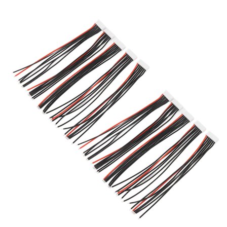 10 STK 6S Balance Stik Forlængerkabel DIY Rivningsbestandig Isolering Lithium Batteri Balance Opladningskabel 15 cm