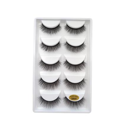 Lösögonfransar 3d-minkhår (5-par) Av Klassiska Patie-minerals G805