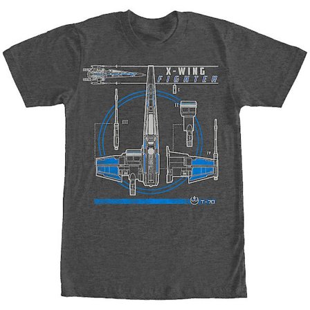 T-70 X-Wing Fighter Star Wars T-shirt
