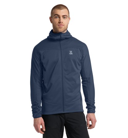 Haglöfs Frost Mid Hood Men Tarn Blue - Miehet - L