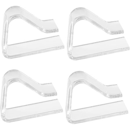 Plastbordsdukhållare, 4 st halkfria bordsdukshållare, trädgård restaurang picknick bröllopsfest bordsdukshållare (liten)