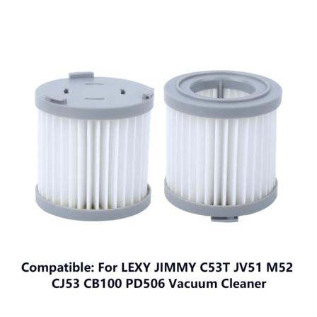 2 stk. støvsugerfiltersi, udskiftning til LEXY JIMMY C53T JV51 M52 CJ53 CB100 PD506