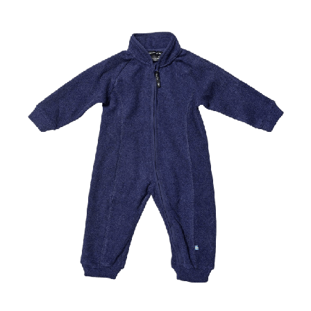 ISBJÖRN of Sweden Lynx Fleeceoverall 100% Återvunnen Polyester Bodies & set Unisex Blå 68/74