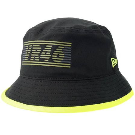 New Era - Motor - Black - bucket - Hat - VR46 Recycled Seasonal Black Bucket - Hatstore