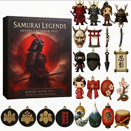 Samurai Legend Julekalender, Akryl Nøgleringe