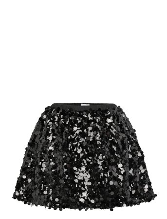 Sequin Skirt Black Mango