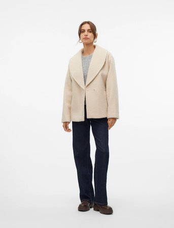 Vero Moda Vmelitebergen Jacket Boo - Beige - XL