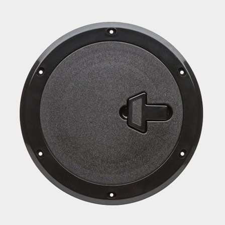 Inspektionslucka 265mm. Vredlåsning. Svart