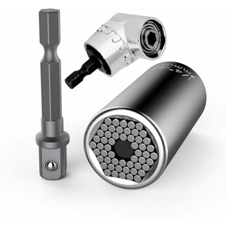 Universalnyckel, Universalnyckel 7-19mm Multifunktionshandverktyg (med 105° skruvmejseladapter)