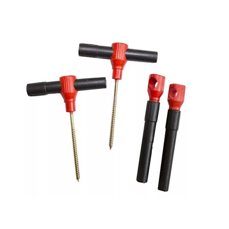 Isskrue til telt 4stk