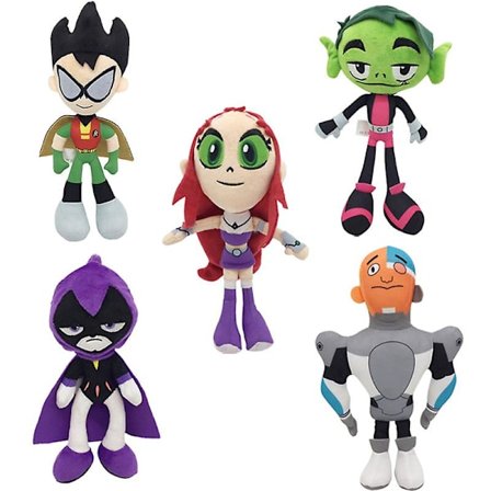 Kawaii Movie Teen Titans Go pehmolelut nuket Robin Peluche Juguetes lapsille lahjaksi[D]