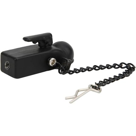 RC-auton koukku, RC-perävaunun vetokoukku, RC-metallikoukku, perävaunun koukku, simulointikoukku TRX4 (musta)