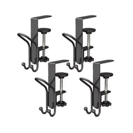 4-pak Metal Strømpeophæng - Krog til Pejsguirlander til Juledekoration | Multifunktionel til Hjem, Hotel & Fest