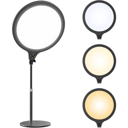 Sormusvalokuvaus täytevalo Professional Studio Himmennettävä LED-videokohdevalo 90cm korkea 3500-6000k Cri>95 Live Broadcast - Perfet