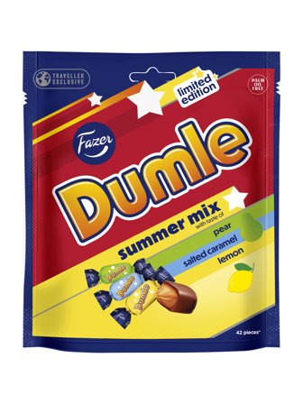 DumleFazer summer mix soft toffees with a milk chocolate coating 0.32kg