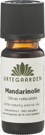 Urtegaarden Mandarinolie Æterisk Olie, Tøj & Bolig, Duftolier, Æteriske Olier
