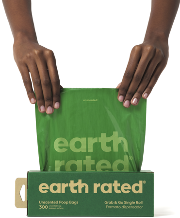 Earth Rated Single Unscented kakkapussit, 300 kpl