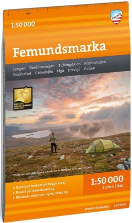 Calazo Turkart Femundsmarka 1:50 000