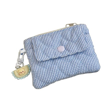 Fashion Card Holder Lynlås Opbevaringstaske Pung Let at Bære for Kvinder