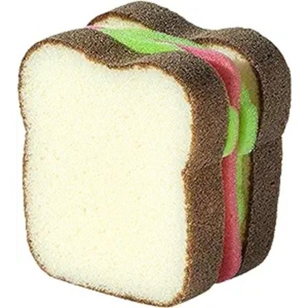 Stærke Skuresvampe, Toastformet Svampe, Søde Dybderensende Tykke Køkkensvampe, Sandwich-Stil Opvaskesvampe til Rengøringskit
