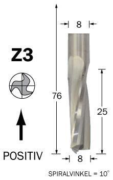 Cobolt 60-475 Spiralfräs D=12, TL=88, Z=3, S=12, Maskintillbehör & förbrukning