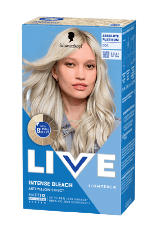 Schwarzkopf LIVE Intense Color 00A Absolute Platinum Hårfärg Unisex Beige ONESIZE