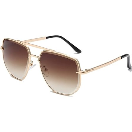 1 stk Solbriller Klassiske Retro Solbriller Solbriller med Guld