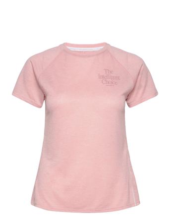 Printed Impact Run Short Sleeve T-shirts & Tops Short-sleeved Rosa New Balance*Betinget Tilbud