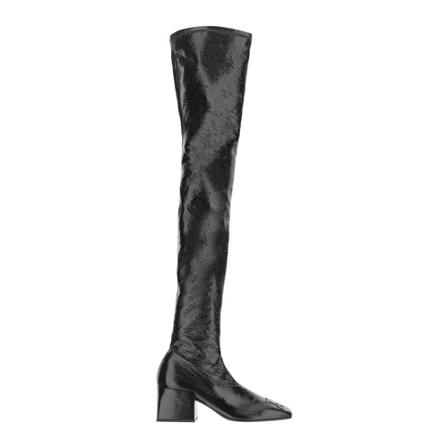 Courrèges, Over-knee Boots Czarny, Kobieta, Rozmiar: 40 EU
