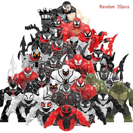 MOC Mini Anime Actionfigurer Marvel Superhjälte Stora karaktärer Byggstenar Klossar DIY Hot Toys för BARN Födelsedagspresenter