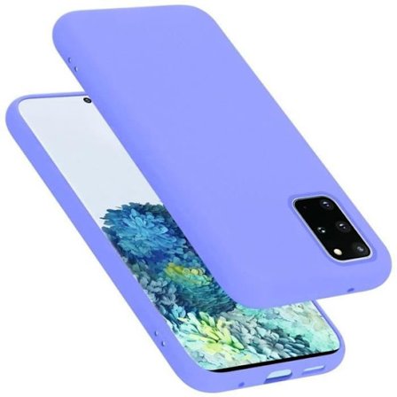 Coque för Samsung Galaxy S20 PLUS Housse i LIQUID LIGHT PURPLE Etui Case Cover Skydd i silikon TPU mobiltelefon