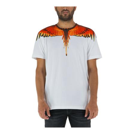 Marcelo Burlon, T_shirt Wit, Heren, Maat:XL