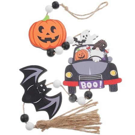 2025 Halloween Väggdekoration Inomhus Hängande Träskylt Öppen Spis Hängande Dekor